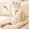 thumbnail image 6 of DAMAI Mini Dog Purse Carrier with Pockets, Warm Cute Pets Bags with Secure Harness Clip, Cat Shoulder Bag for Outings, Lightweight Puppies Bags Kennel, Trained Pets Handbag Outdoor, 6 of 9