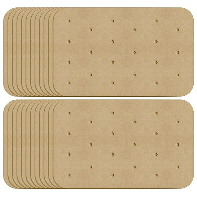 200Pcs Air Fryer Paper Air Hole Air Fryer Parchment Paper Liners for Ninja DZ201, DZ401 Dual Air Fryer Accessories