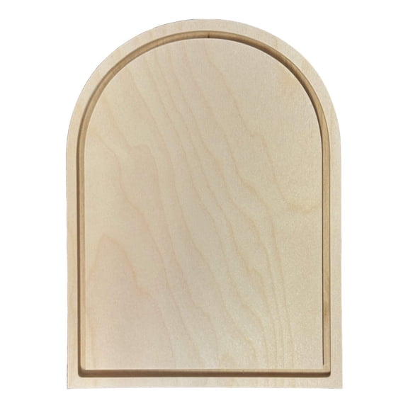 Trekell Gothic Rounded Arch Floater Panel - Wooden Painting Canvas  Frame