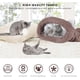 thumbnail image 3 of Saco de dormir para gatos de lana suave, cama para mascotas lavable y cálida, bolsa para abrazos para gatos, cojín y perrera, perrera cerrada, marrón, 50*40cm Rojo Verde, 3 of 5