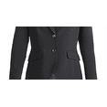 thumbnail image 3 of Basler Womens Knit Office Two-Button Blazer Black Size 20, 3 of 3