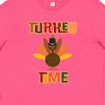 thumbnail image 4 of Inktastic Thanksgiving Turkey Time Youth T-Shirt, 4 of 5