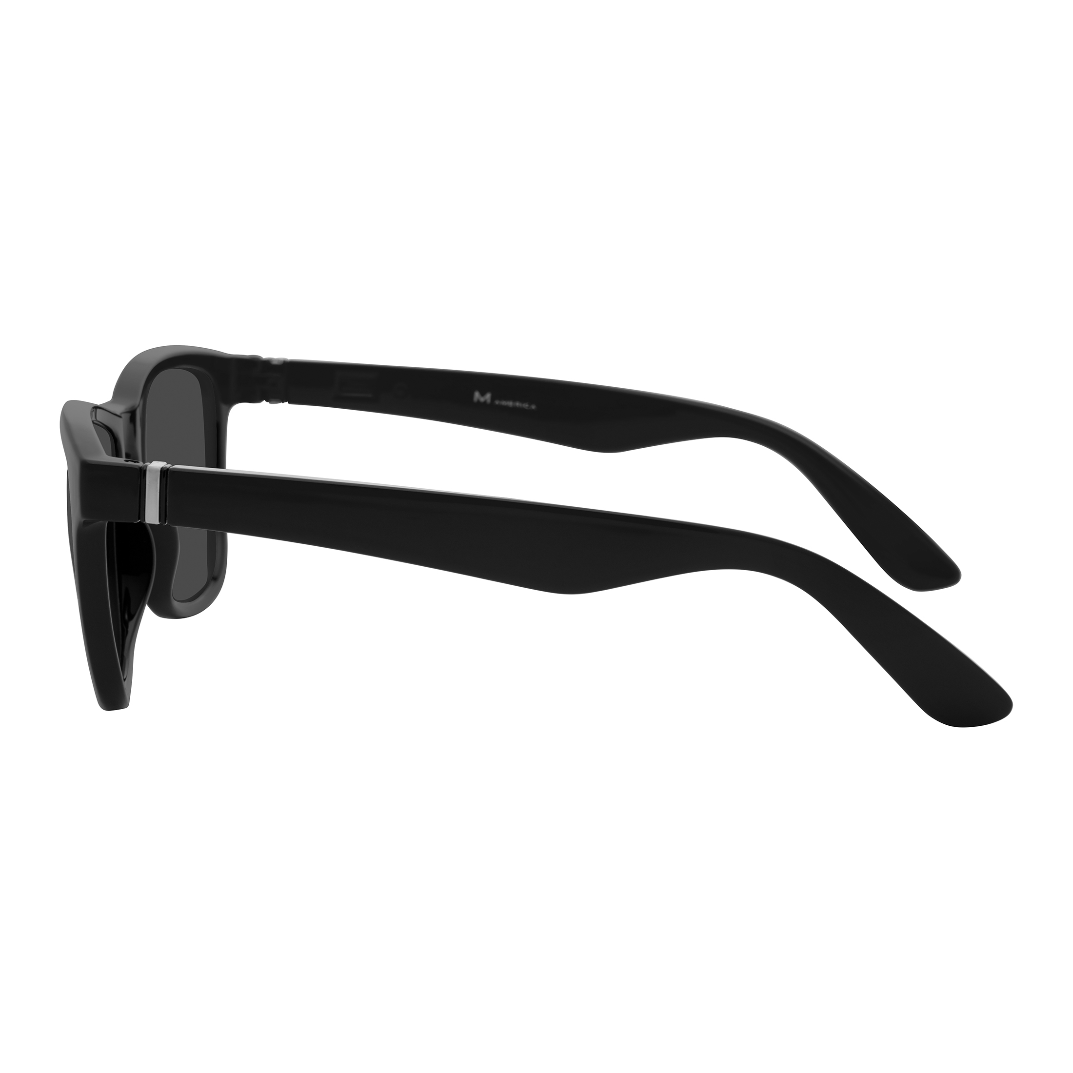 M America Unisex Fashion Wayfarer Sunglass, Luna Park Black, 1 Pair