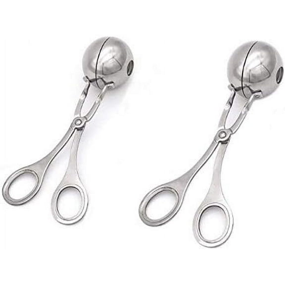 Food Grade Stainless Steel Meatball Scoop For Safe And Durable Kitchen Use, Ergonomic Handle Design Ensures Comfort While Making Evenly Sized Meat Balls