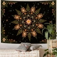 thumbnail image 2 of Gojian Boho Floral Mandala Tapestry Wall Hanging Pink Bohemian Flower Medallion Tapestry Aesthetic Watercolor Hippie Indian Small Tapestries for Bedroom Living Room Dorm Decor, 2 of 6
