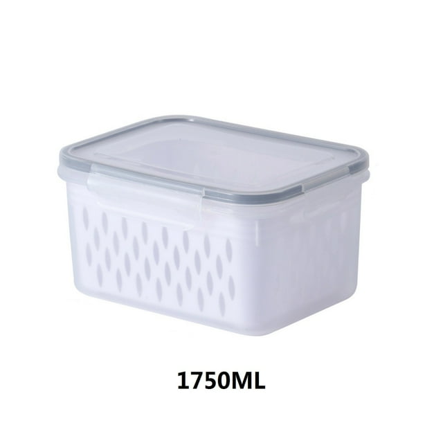 Bigersell Contenants de Rangement Transparents Offres Contenants Alimentaires Légers Petits Contenants Alimentaires Forme Rectangulaire Contenant Réutilisable pour Nourriture pour Animaux Contenants Alimentaires en Plastique
