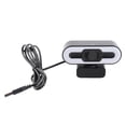 thumbnail image 2 of Web Camera, Computer Camera 3D Denoising Built In Microphone CMOS Sensor Plug and Play Driver Free with Lens Cover for Calling, 2 of 7
