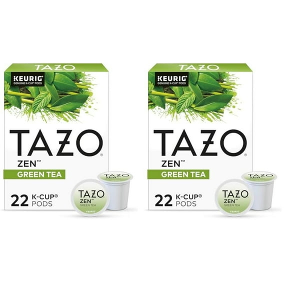 Tazo Zen Green Tea K Cups Pods, 44 Total