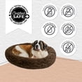 thumbnail image 6 of Best Friends by Sheri Original Calming Donut Dog and Cat Bed, Lux Faux Fur, Dark Brown, XL (45in x 45in) - Anxiety Relief for Pets Up to 150 lbs, 6 of 8