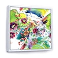 thumbnail image 3 of Designart 'Wildflowers and Vibrant Wild Spring Leaves X' Modern Framed Canvas Wall Art Print, 3 of 5