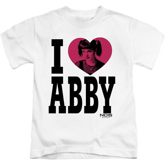 Ncis I Heart Abby Youth 18/1 T-Shirt White