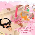 thumbnail image 5 of Laberinto magnético de colores y números WakeInsa para niñas de 2 a 5 años, 5 of 5