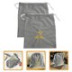 thumbnail image 1 of unbranded 2Ud Bolsa Para Guardar De Con Cordón Gris Para Viajes Y Hogar, 1 of 8