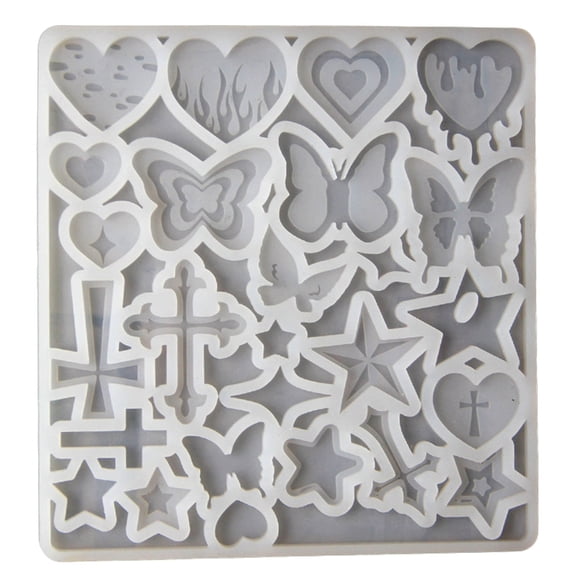 ZPAQI Jewelry Casting Molds,Silicone Pendant Resin Molds Butterfly Earrings Molds