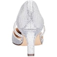 thumbnail image 3 of Nina Womens Brystol  Shimmer Covered Heel Dress Pumps, 3 of 3