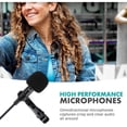 thumbnail image 5 of Movo Photo EDGE-DI-DUO Dual Digital Wireless Microphone System with 2x Omnidirectional Lavalier Microphones for Apple iPhones, 5 of 8