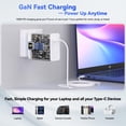 thumbnail image 5 of 17.3" FHD Gaming Laptop 32GB DDR5 RAM 1TB SSD AMD Ryzen 7 7735HS (Beats i7-12650H, 8-Core) with AMD Radeon 680M GPU 100W Type-C Wi-Fi 6E Backlit Keyboard Fingerprint 58Wh Battery Blue, 5 of 7