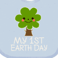 thumbnail image 4 of Inktastic My 1st Earth Day 2021 Boys or Girls Baby Bib, 4 of 4