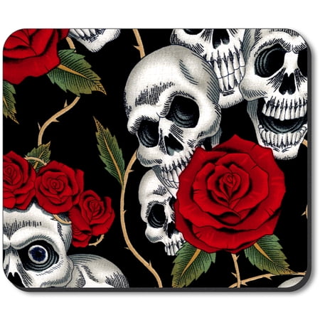 Art Plates Mouse Pad - Skull & Roses price history on PriceWatchPro
