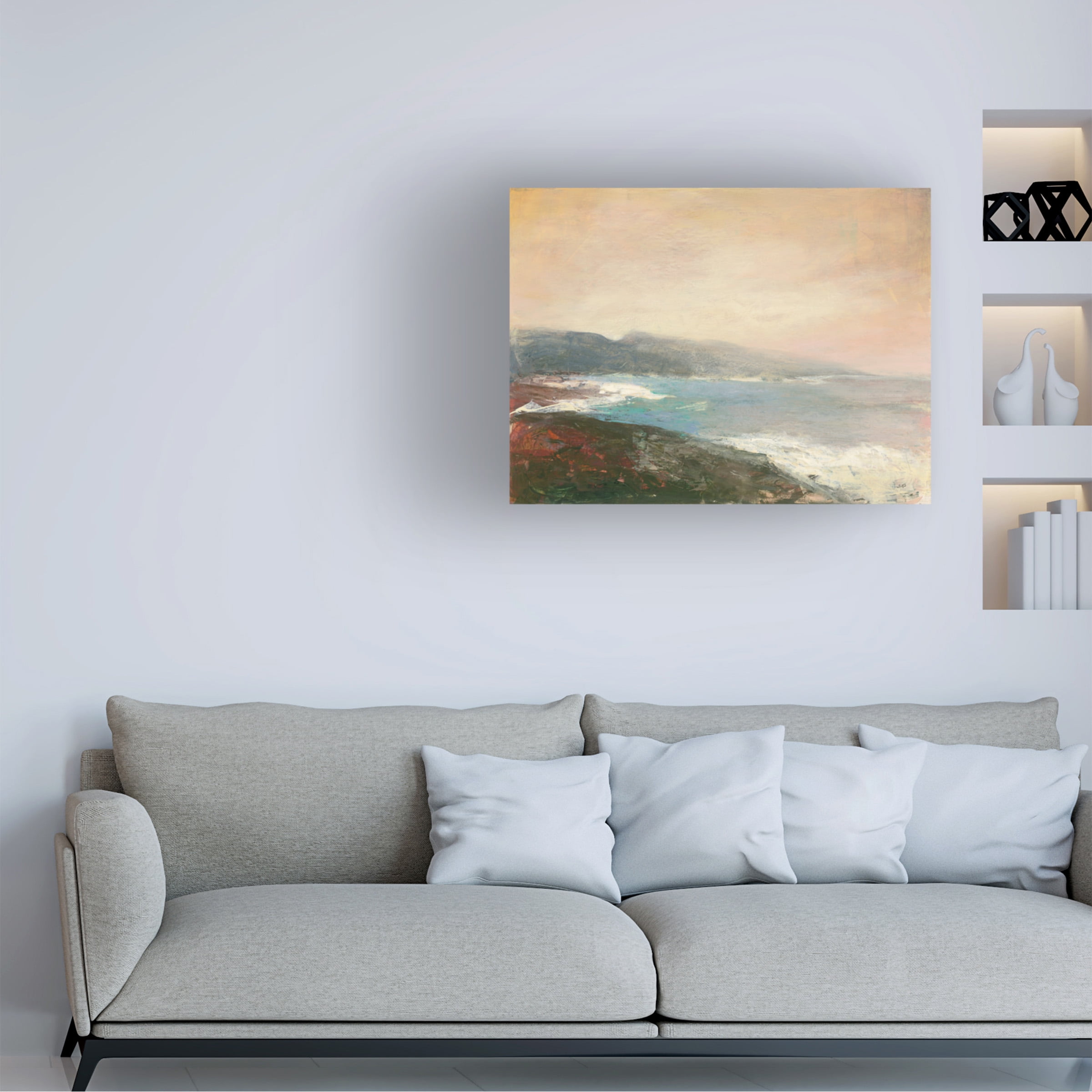 Trademark Fine Art 'Lands End' Canvas Art by Julia Purinton