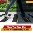 thumbnail image 4 of ThreadNanny Anti Slip Traction Treads with Glow in Dark Stripe (15-Pack), 6" X 24", Best Grip Tape Grit Non Slip, Outdoor Non Skid Tape, High Traction Friction Abrasive Adhesive for Stairs Step, 4 of 7