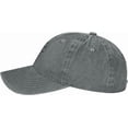 thumbnail image 3 of A Wise Man Travels to Discover Himself. Slogan Cowboy Hats Unisex Adjustable Baseball Caps Gray, 3 of 8