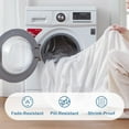 thumbnail image 5 of Degrees of Comfort Coolmax Cooling Fitted Sheet Only, Twin Size Bed Soft Sheets for Hot Sleepers, up to 15" Deep Pocket, All Around Elastic, Wrinkle Free, Fade Stain Resistant, White1PC, 5 of 16