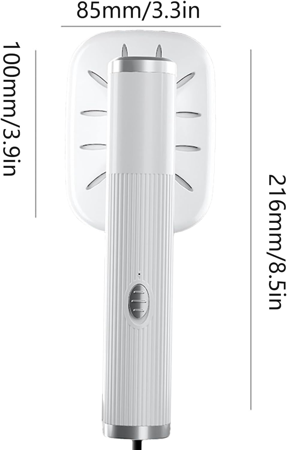 Clothes Steamer,Hand Held 2-in-1 Wet and Dry Steamer Ironing Machine 0.7 Oz Capacity, Portable Fabric Mini Travel for Wool, Silk, Poly
