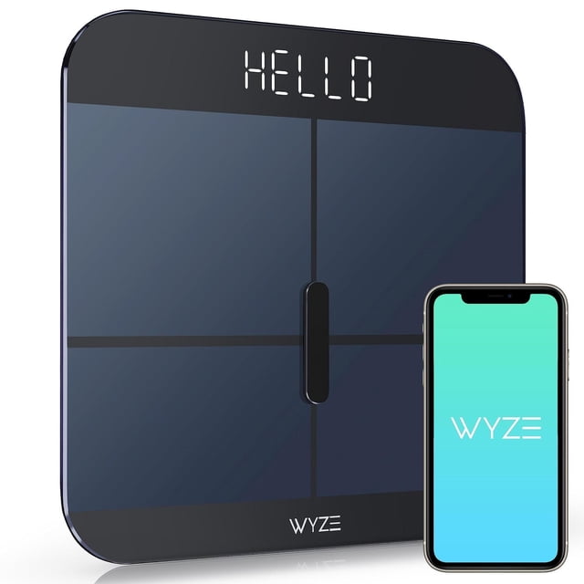 WYZE Smart Scale X para peso corporal, báscula digital de baño para IMC, grasa corporal, agua y músc