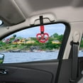 thumbnail image 2 of 2 pcs Heart-shaped Rings Car Hand Straps Car Handle Warning Straps Car Hand Straps Rings, 2 of 7