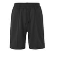 thumbnail image 7 of Mrmaere Men's Crew Neck T Shirt and Shorts Set Short Sleeve 2 Piece Contrast Panel for Street Style Khaki S, 7 of 7