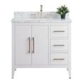 thumbnail image 5 of Vanity Art 36" Single Sink Bathroom Vanity Cabinet with Engineered Marble Countertop, 5 of 9
