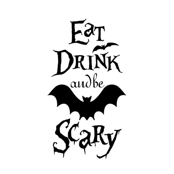 RKSTN Halloween Decorations Wall Stickers Decor Halloween Wall Sticker Home DIY Decals For Door And Window Halloween Decor