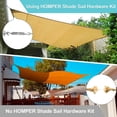 thumbnail image 3 of M6 Shade Sail Fixing Kit, Stainless Steel Sun Shade Sail Fixing Kit for Triangle and Square, Rectangle, Sun Shade Sail Fixing Accessories, 3 of 5