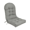 thumbnail image 2 of jinwen High Back Patio Chair Cushion Indoor Outdoor High Back Rocking Chair Cushion Light Gray, 2 of 8