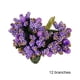 thumbnail image 5 of Bearachild 6/8/10/12/50/70/90 Uds. Mezcla de flores moradas cereza estambre bayas paquete DIY Navidad pastel de boda caja de regalo decoración de coronas Flores artificiales No.23 Bearachild HA002016-23, 5 of 6