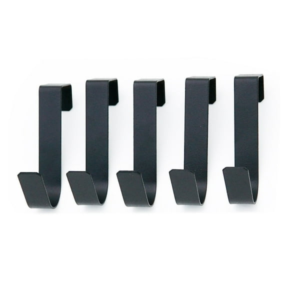 5 / 12 Pcs Over The Cabinet Drawer Door Hooks 1.12 Inch for Hanger in The Cabinet Christmas Decoration Hooks Sturdy Metal Z Shaped Hanger Peg for Bathroom Clothes Towel