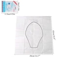 thumbnail image 4 of Mialoley 100 Pcs Eau Soluble Coussin de Toilette Jetable Housse de Siège de Toilette Souple, 4 of 8