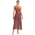 thumbnail image 4 of Sxiwei Robe de Danse Lyrique Longue pour Femmes, Robes Lyriques, Robe de Danse Moderne Contemporaine, Tenue de Danse, Rose Poudré, TTG, 4 of 7