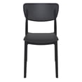 thumbnail image 3 of Luxury Commercial Living 33" Black Stackable Patio Dining Chair, 3 of 8