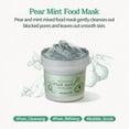 SKINFOOD Mask Pear Mint 120g Facial Pore Cleanser, Soothing