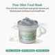 thumbnail image 3 of Limpiador de poros facial SKINFOOD Mascarilla con pera y menta 120 g con arroz, 3 of 9