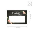 thumbnail image 5 of Koyal Wholesale Share a Memory Cards, Chalkboard Pink Coral Floral Roses Cards for Wedding, 4" x 6", 52-Pk, 5 of 5