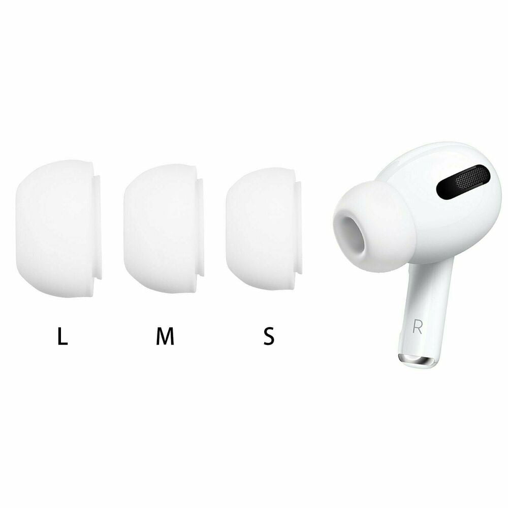 Pairs Silicone for Apple Airpods Pro (S/M/L) New - Walmart.com