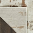 thumbnail image 3 of Nourison Concerto Abstract Ivory Rust 2'2" x 7'6" Area Rug, (2x8), 3 of 6
