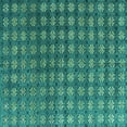 thumbnail image 1 of Ahgly Company Indoor Square Oriental Turquoise Blue Modern Area Rugs, 4' Square, 1 of 4