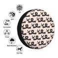 thumbnail image 4 of Gukieu Cute Puppy Print Car Tire Cover, Adjustable Waterproof and Dustproof Tire Protection Cover, Suitable for SUV, Truck, Van-16 inch, 4 of 6