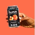 thumbnail image 4 of Humm Kombucha Zero Sugar Drink, Peach Tea, 16 Pack, 12 oz Cans, 4 of 7