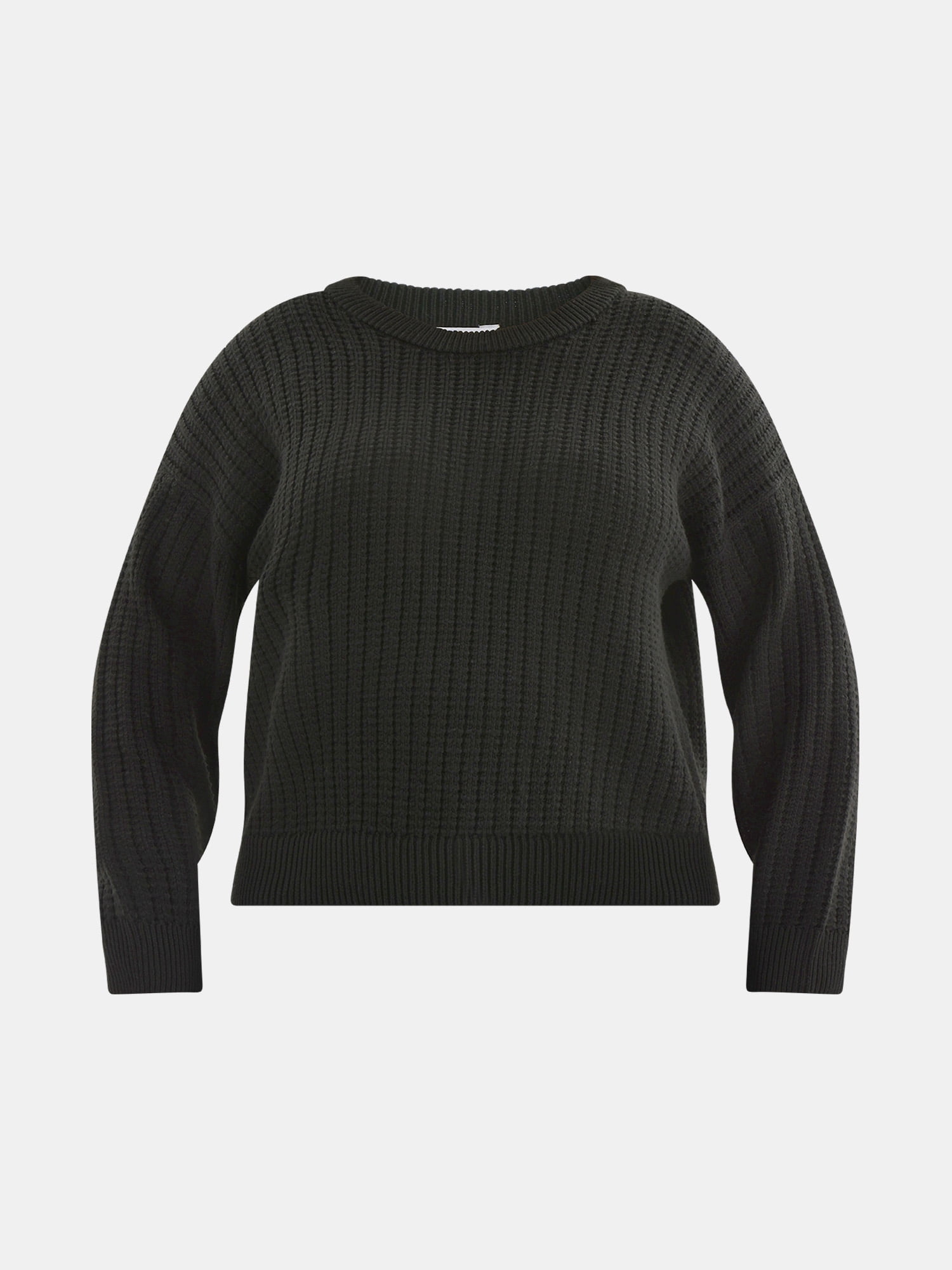 Time and Tru Women's and Women’s Plus Textured Stitch Sweater, Midweight, Sizes XS-4X