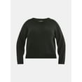 thumbnail image 5 of Time and Tru Women's and Women’s Plus Textured Stitch Sweater, Midweight, Sizes XS-4X, 5 of 5